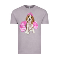 Vintage Zinc balerina beagle with tutu Vintage Tee - RanaPortraitStore