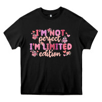 Black i'm not perfect i'm limited edition Heavy Core Tee - MaliasSmallBusiness