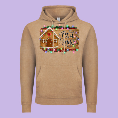 Let It Snow Vintage Hoodie Designed By Bettercallsaul