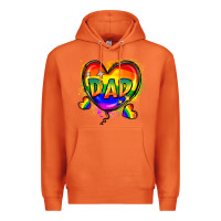 Carrot Dad pride Premium Hoodie - FaDigitalArtStudio