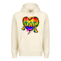 Sandshell Dad pride Premium Hoodie - FaDigitalArtStudio