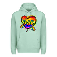 Seafoam Dad pride Premium Hoodie - FaDigitalArtStudio