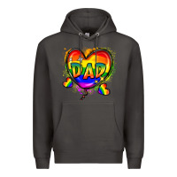 Smoke Dad pride Premium Hoodie - FaDigitalArtStudio