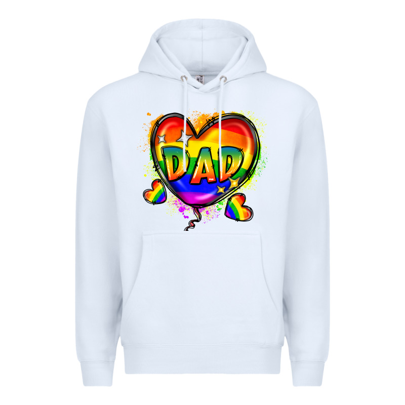 Dad Pride Premium Hoodie by FaDigitalArtStudio | Teevron