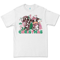 White my first christmas cow Premium Tee - MaliasSmallBusiness