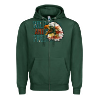 Wild And Free Zipper Hoodie | Teevron