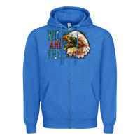 True Royal Wild and free Zipper Hoodie - FaDigitalArtStudio