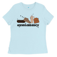 Baby Blue winter basics stanley Ladies Tee - MaliasSmallBusiness
