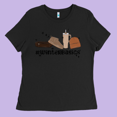 Winter Basics Stanley Ladies Tee Designed By Maliassmallbusiness