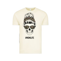Vintage Arctic Feminine Camouflage Patterned Mom Skull Vintage Tee - Bettercallsaul