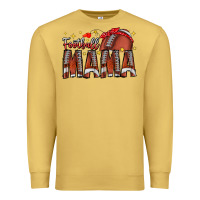 Antique Gold football mama Premium Sweatshirt - CowhideDigitalArt