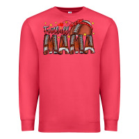 Cardinal football mama Premium Sweatshirt - CowhideDigitalArt