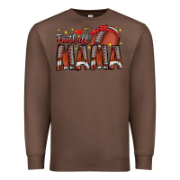 Chestnut football mama Premium Sweatshirt - CowhideDigitalArt