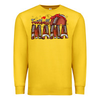 Lemon football mama Premium Sweatshirt - CowhideDigitalArt