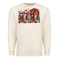 Sandshell football mama Premium Sweatshirt - CowhideDigitalArt