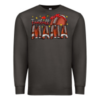 Smoke football mama Premium Sweatshirt - CowhideDigitalArt