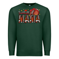 Sports Green football mama Premium Sweatshirt - CowhideDigitalArt