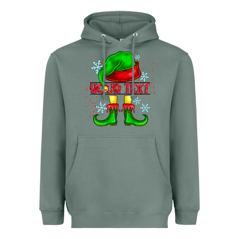 Elf Your Text Heavyweight Hoodie by CowhideDigitalArt | Teevron