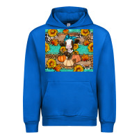 Cobalt Cow fall pumpkin Urban Hoodie - Artiststas