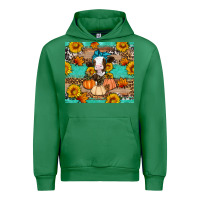 Emerald Cow fall pumpkin Urban Hoodie - Artiststas