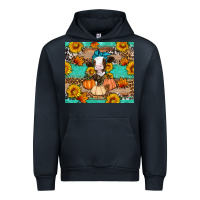 Navy Cow fall pumpkin Urban Hoodie - Artiststas