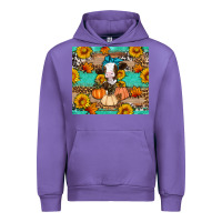 Tulip Cow fall pumpkin Urban Hoodie - Artiststas