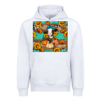 White Cow fall pumpkin Urban Hoodie - Artiststas