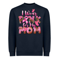 Navy i wear pink for my mom Heavyweight Sweatshirt - CowGirlArtShop