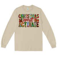 Mushroom Christmas Spirit Activate Long Sleeve Tee - RanaPortraitStore