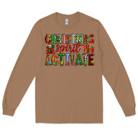 Toasted Coconut Christmas Spirit Activate Long Sleeve Tee - RanaPortraitStore