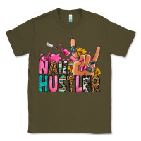 Army Green nail hustler Classic Tee - Jasminsmagicworld
