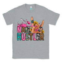 Heather Grey nail hustler Classic Tee - Jasminsmagicworld