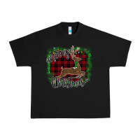 Black Merry Christmas Deer Urban Heavy Tee - Bettercallsaul
