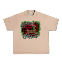 Burro Merry Christmas Deer Urban Heavy Tee - Bettercallsaul