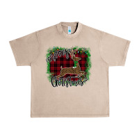 French Oak Merry Christmas Deer Urban Heavy Tee - Bettercallsaul