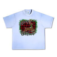 Grape Ice Merry Christmas Deer Urban Heavy Tee - Bettercallsaul