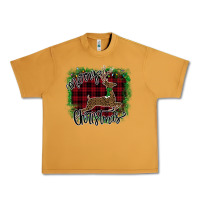 Peanut Butter Merry Christmas Deer Urban Heavy Tee - Bettercallsaul