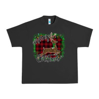 Pigment Black Merry Christmas Deer Urban Heavy Tee - Bettercallsaul