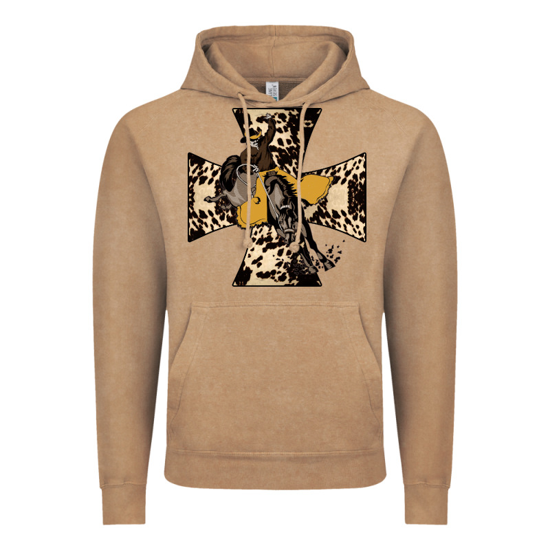 Leopard Bucking Bronco Vintage Hoodie by Bettercallsaul | Teevron