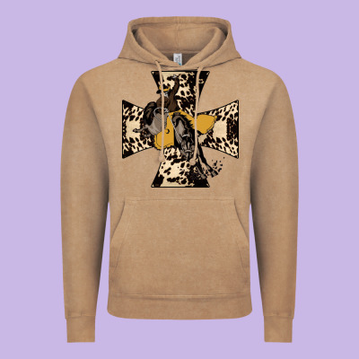 Leopard Bucking Bronco Vintage Hoodie Designed By Bettercallsaul