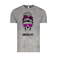 Cloud Rock Purple Glitter, Leopard Patterned Mom Skull Vintage Tee - Bettercallsaul