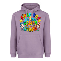 Lavender Field Day Let The Games Begin Heavyweight Hoodie - CowhideDigitalArt
