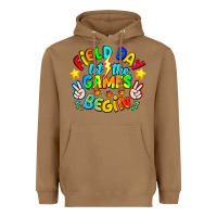 Toasted Coconut Field Day Let The Games Begin Heavyweight Hoodie - CowhideDigitalArt