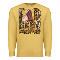 Antique Gold Fur Baby Mama Dog Premium Sweatshirt - CowhideDigitalArt