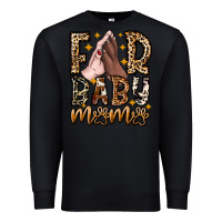 Black Fur Baby Mama Dog Premium Sweatshirt - CowhideDigitalArt