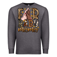 Charcoal Heather Fur Baby Mama Dog Premium Sweatshirt - CowhideDigitalArt