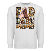 Oatmeal Heather Fur Baby Mama Dog Premium Sweatshirt - CowhideDigitalArt