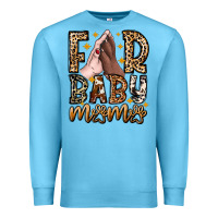 Ocean Blue Fur Baby Mama Dog Premium Sweatshirt - CowhideDigitalArt