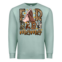 Seafoam Fur Baby Mama Dog Premium Sweatshirt - CowhideDigitalArt