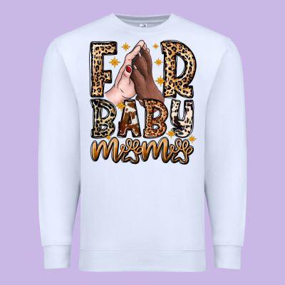Fur Baby Mama Dog Premium Sweatshirt Designed By Cowhidedigitalart